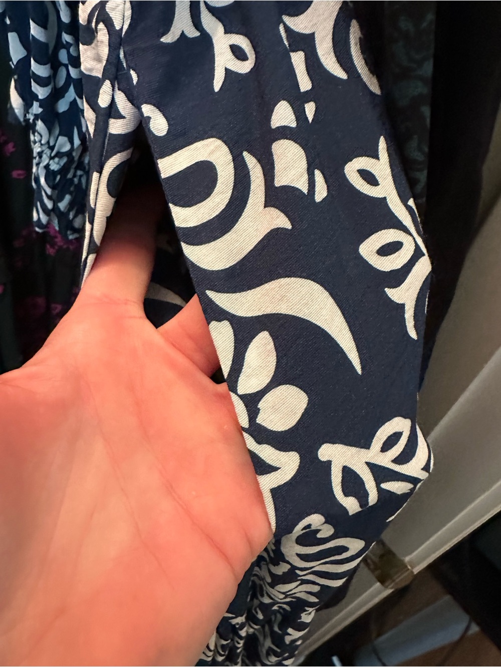 Skies Are Blue Navy and White Printed Maxi Dress Size 2X  NWOT - Picture 7 of 7